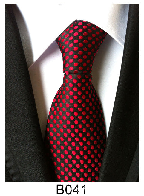 Manufacturers wholesale tie polyester jacquard tie men's casual formal wear professional business tie in stock supply