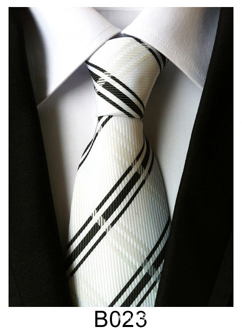 Manufacturers wholesale tie polyester jacquard tie men's casual formal wear professional business tie in stock supply