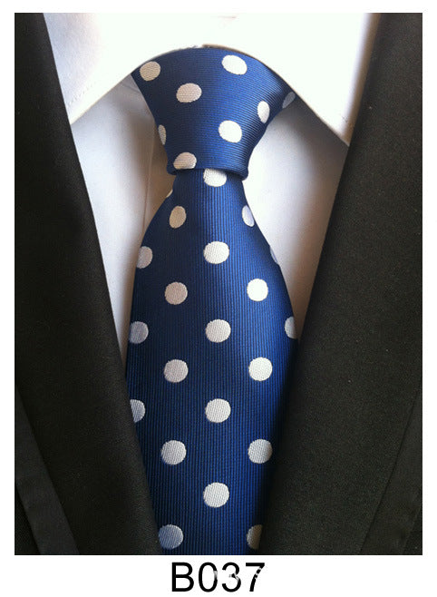 Manufacturers wholesale tie polyester jacquard tie men's casual formal wear professional business tie in stock supply