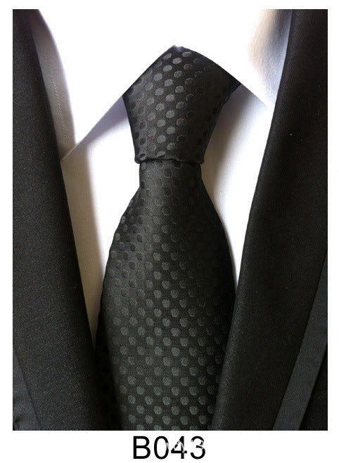 Manufacturers wholesale tie polyester jacquard tie men's casual formal wear professional business tie in stock supply