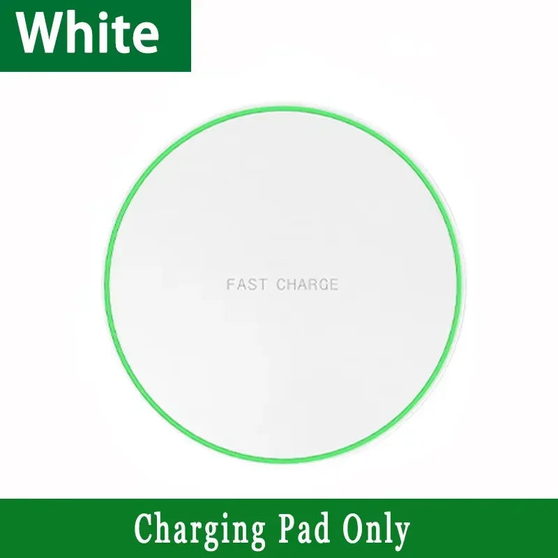 Wireless Charging Pad Fast Wireless Charger Compatible for iPhone 17 Pro 16 15 14 13 12 SE XS Max XR AirPods for Samsung Galaxy