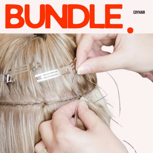 CDYHAIRVN Bouncy Curls Virgin Hair Bundles Wholesale Super Double Drawn 100% Human Hair Injection Tape Weft 8-40inch Natural