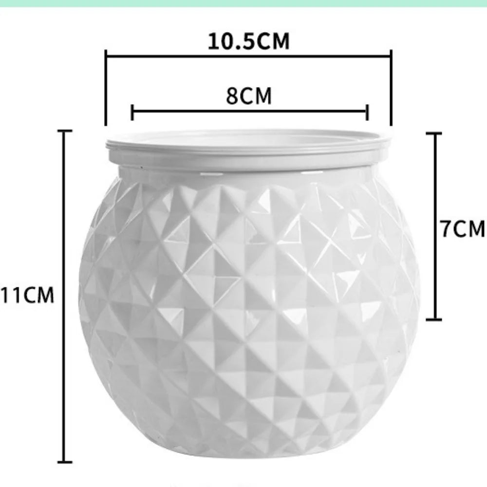 New Self Watering Hydroponic Plants Pot Plastic Removable Mini Succulent Planter Tabletop Vase Flowerpot
