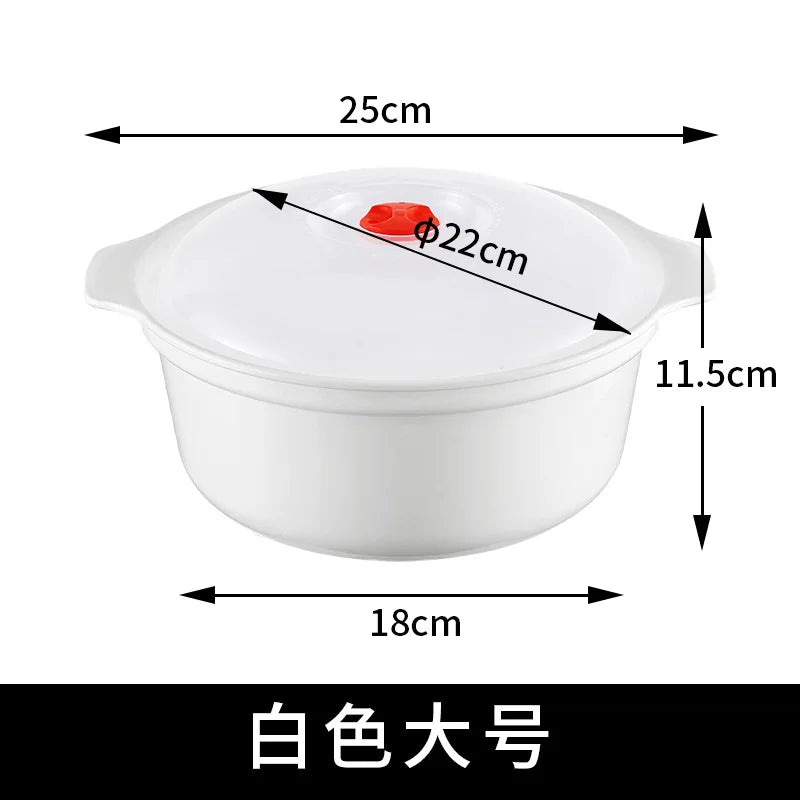 Microwave Oven Special Box Heated Soup Pot Rice Steamed Hot Steamed Buns Buns With Lid Eco-friendly Food Grade Kitchen Tool