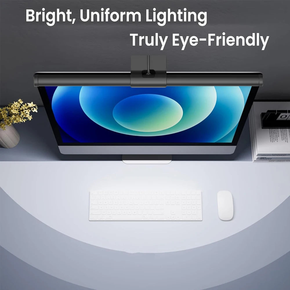 RGB Monitor Light Bar Strip Eye Care Dimmable Table Lamp for Work Game Learning Reading - Atmosphere Lighting