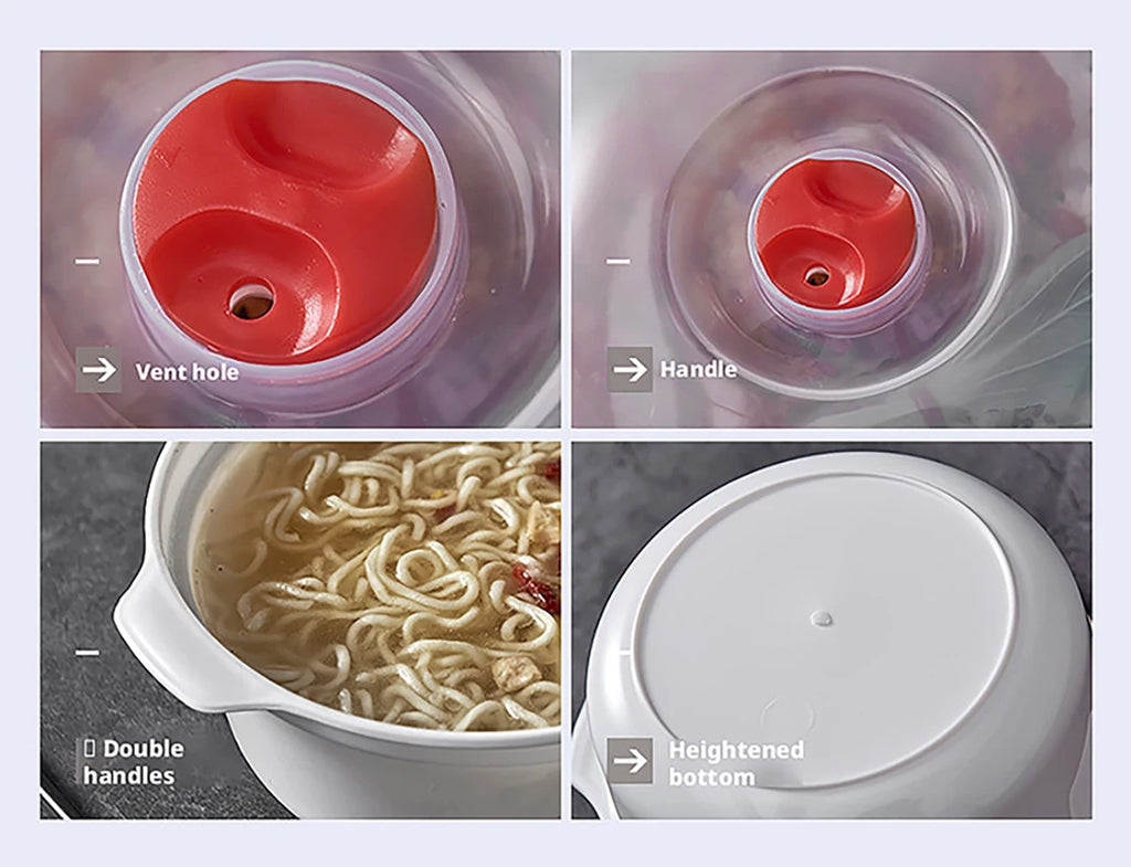 Microwave Oven Special Box Heated Soup Pot Rice Steamed Hot Steamed Buns Buns With Lid Eco-friendly Food Grade Kitchen Tool