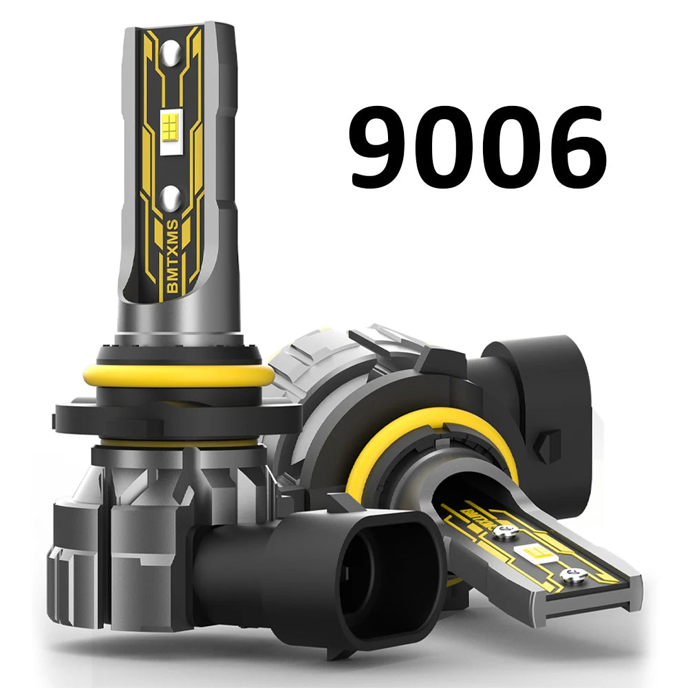 BMTxms 2PCS H4 LED Hi/Lo Headlight 12000LM H8 H11 H16JP H10 HB3 9005 HB4 9006 H27 H27W 881 880 Led Fog DRL Lights CSP Chips Bulb