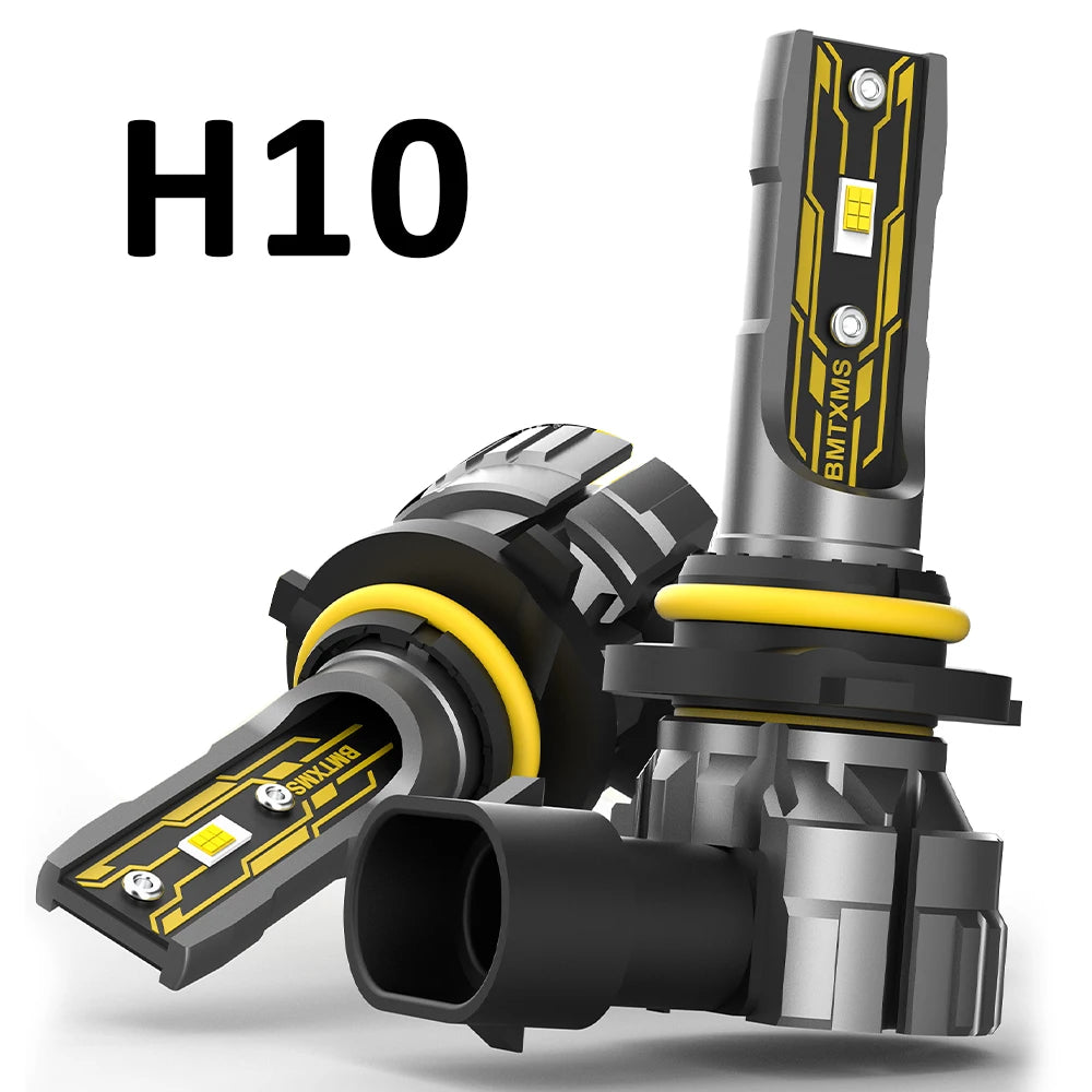 BMTxms 2PCS H4 LED Hi/Lo Headlight 12000LM H8 H11 H16JP H10 HB3 9005 HB4 9006 H27 H27W 881 880 Led Fog DRL Lights CSP Chips Bulb