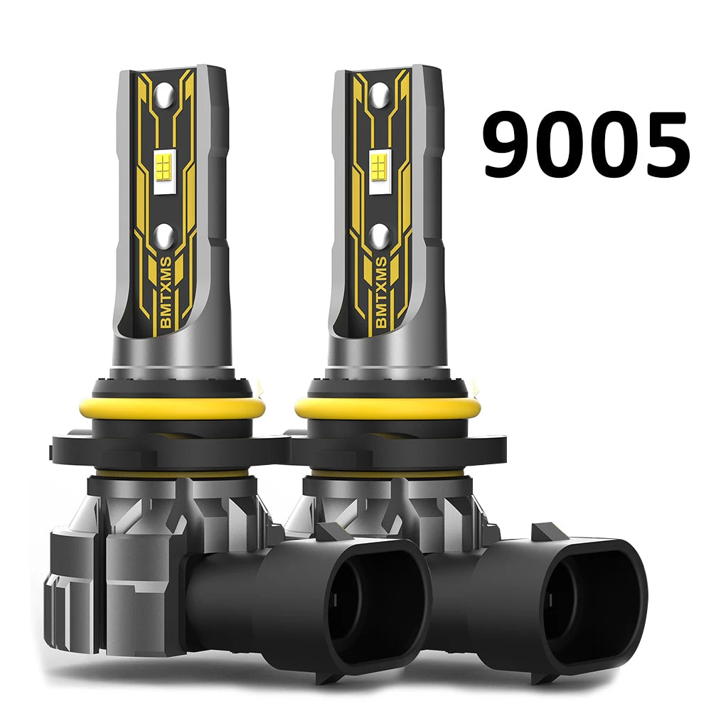 BMTxms 2PCS H4 LED Hi/Lo Headlight 12000LM H8 H11 H16JP H10 HB3 9005 HB4 9006 H27 H27W 881 880 Led Fog DRL Lights CSP Chips Bulb