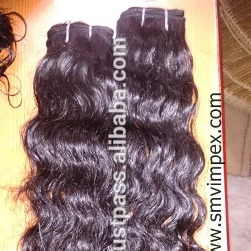 Wholesale 100% Raw Virgin Unprocessed Remy Weaving Machine Double Weft No Compromise High Quality Bulk Indian Loose Deep Wave