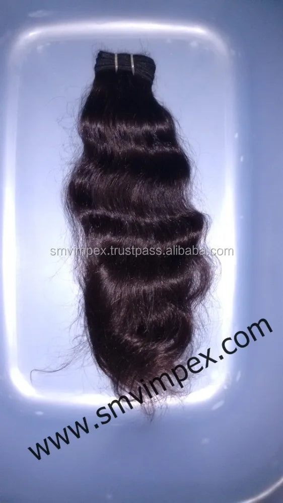 Wholesale 100% Raw Virgin Unprocessed Remy Weaving Machine Double Weft No Compromise High Quality Bulk Indian Loose Deep Wave