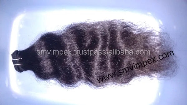 Wholesale 100% Raw Virgin Unprocessed Remy Weaving Machine Double Weft No Compromise High Quality Bulk Indian Loose Deep Wave